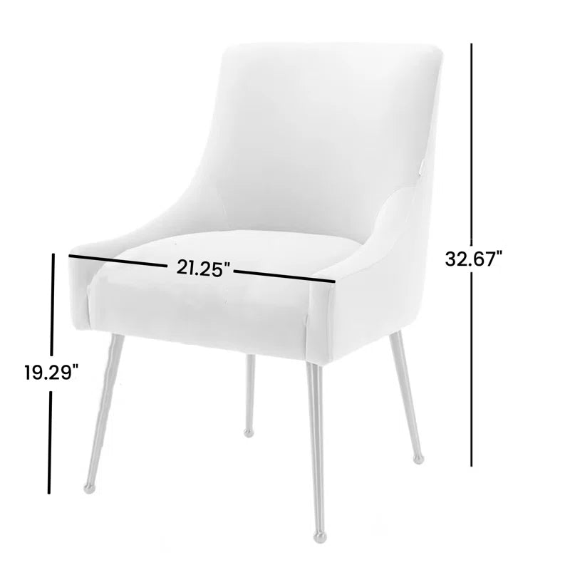 Magallanes 19.69'' H Velvet Upholstered Side Chair