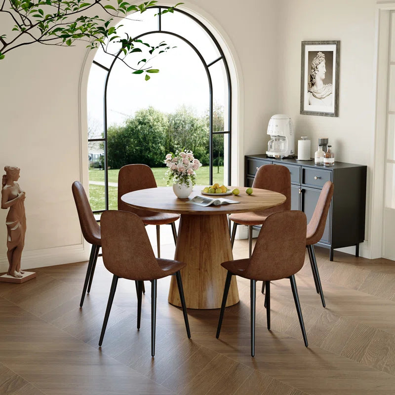 Hujsak Circular 45'' L X 45'' W Dining Set