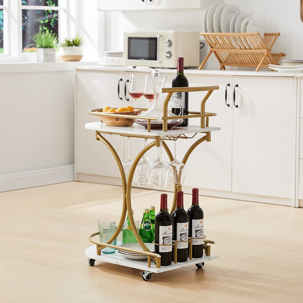 Two-Tier Bar Cart