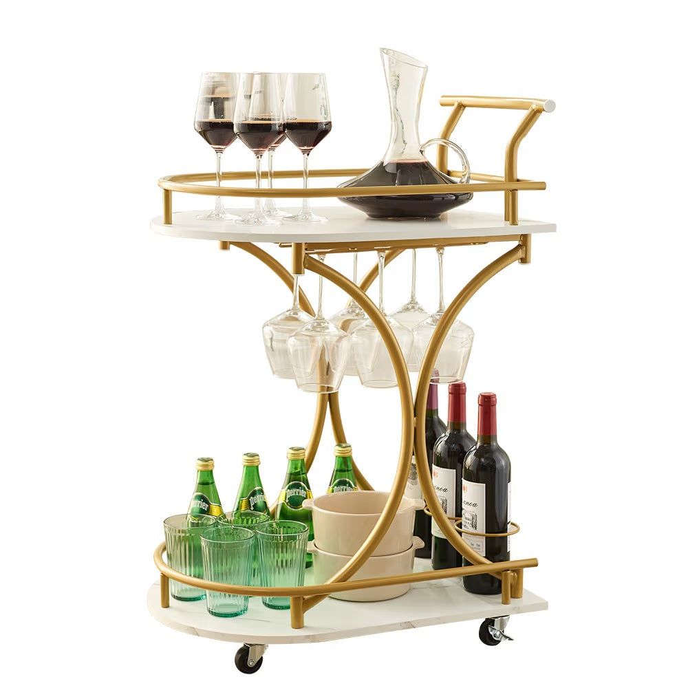 Two-Tier Bar Cart